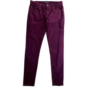 Banana Republic Cord Skinny Women 28 Purple‎ Corduroy Mid Rise Pants